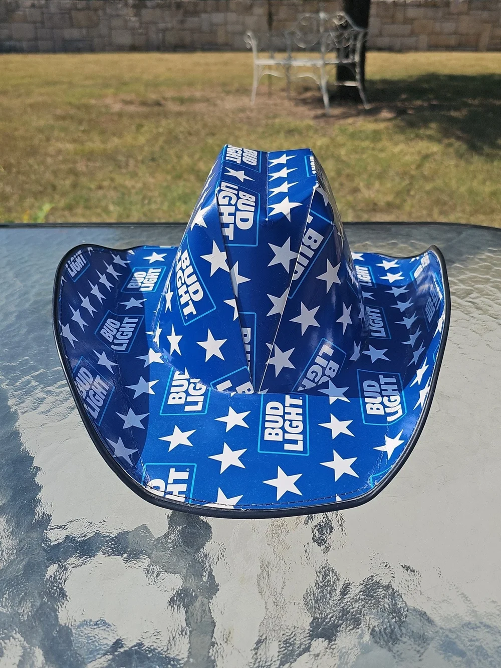 Bud Light Blue Star Cowboy Hat
